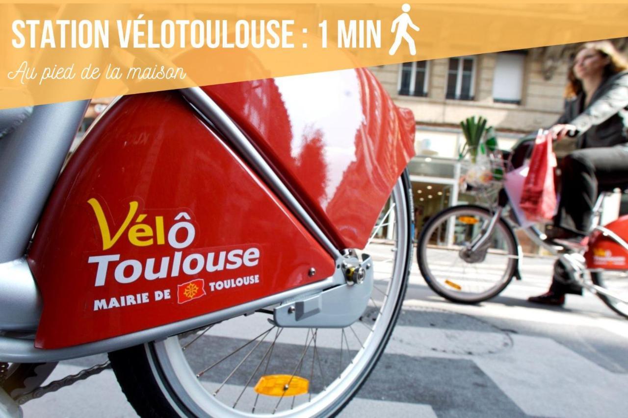 Maison La Provencale 6 Pers - Free Parking - Climatisation - Metro Toulouse Eksteriør billede